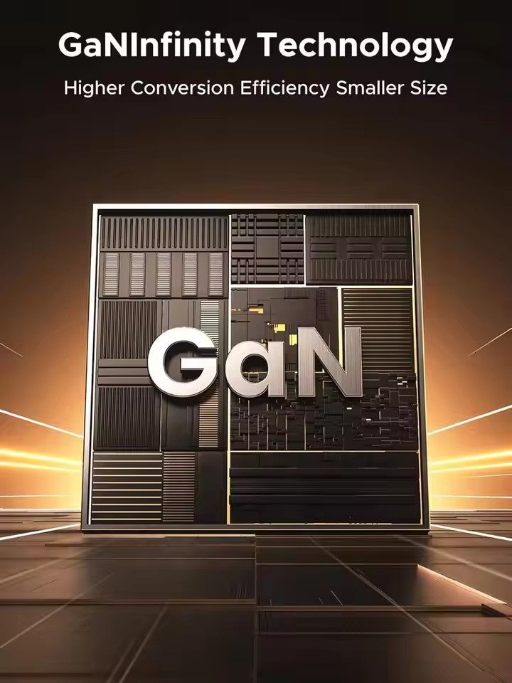 UGREEN Nexode 100W GaN — Cable Retráctil Integrado 3 puertos
