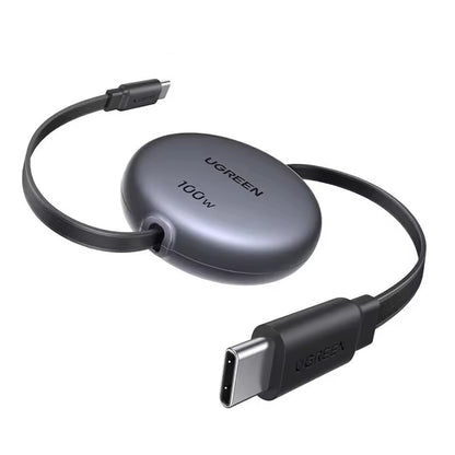 UGREEN Cable USB-C Retráctil 100W — iPhone / MacBook / Samsung