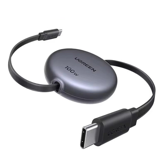 UGREEN Cable USB-C Retráctil 100W — iPhone / MacBook / Samsung