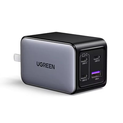 UGREEN Nexode 65W GaN 4 puertos — Plegable Viaje