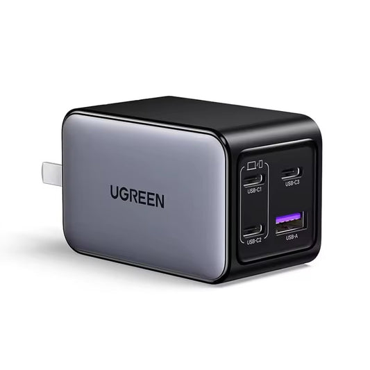 UGREEN Nexode 65W GaN 4 puertos — Plegable Viaje