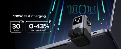UGREEN Uno 100W GaN 4 puertos — Robot Nexode