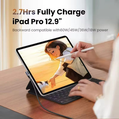 UGREEN US334 Cable USB-C 90° 100W — 5A PD  (1m)
