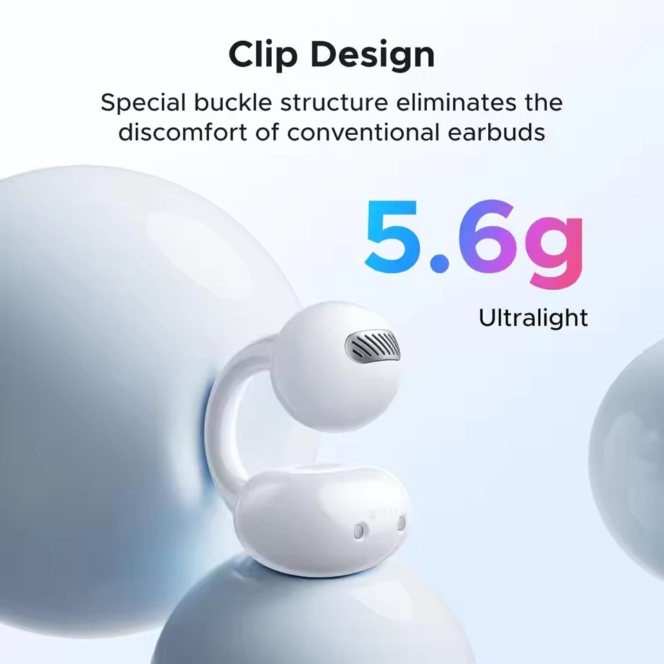 UGREEN S6 Magic — Audífonos Clip Oreja BT 5.4 LCD