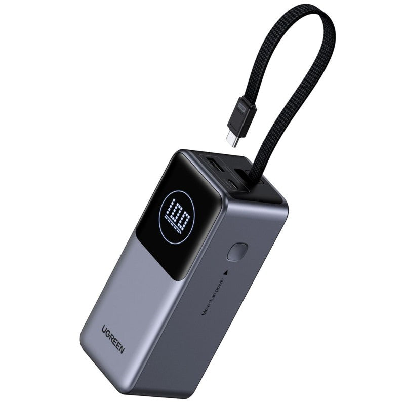 UGREEN BATERIA PORTATIL CON CABLE INCORPORADO DE 130W - 20,000MAH